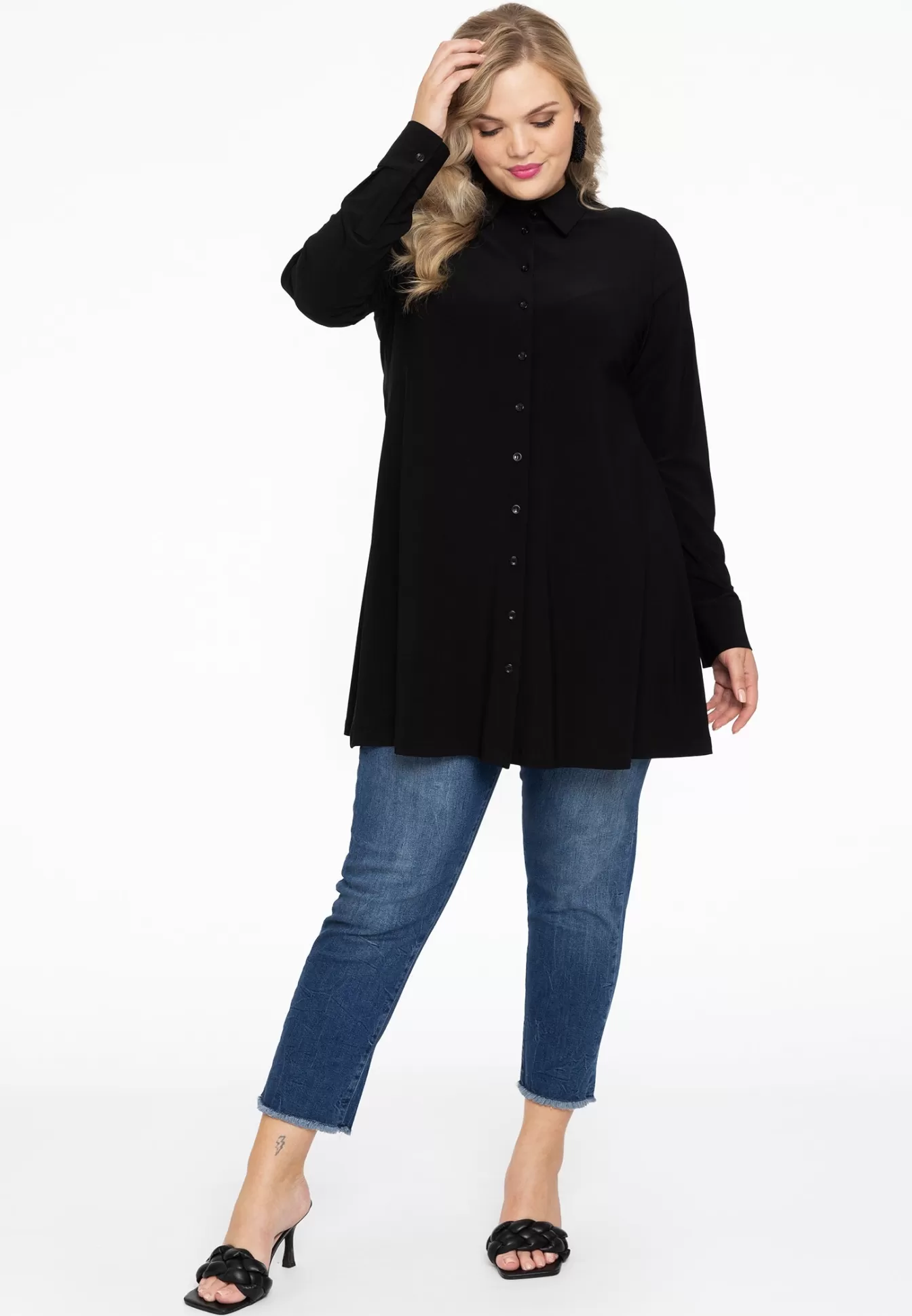 YOEK Blouse DOLCE Black Discount