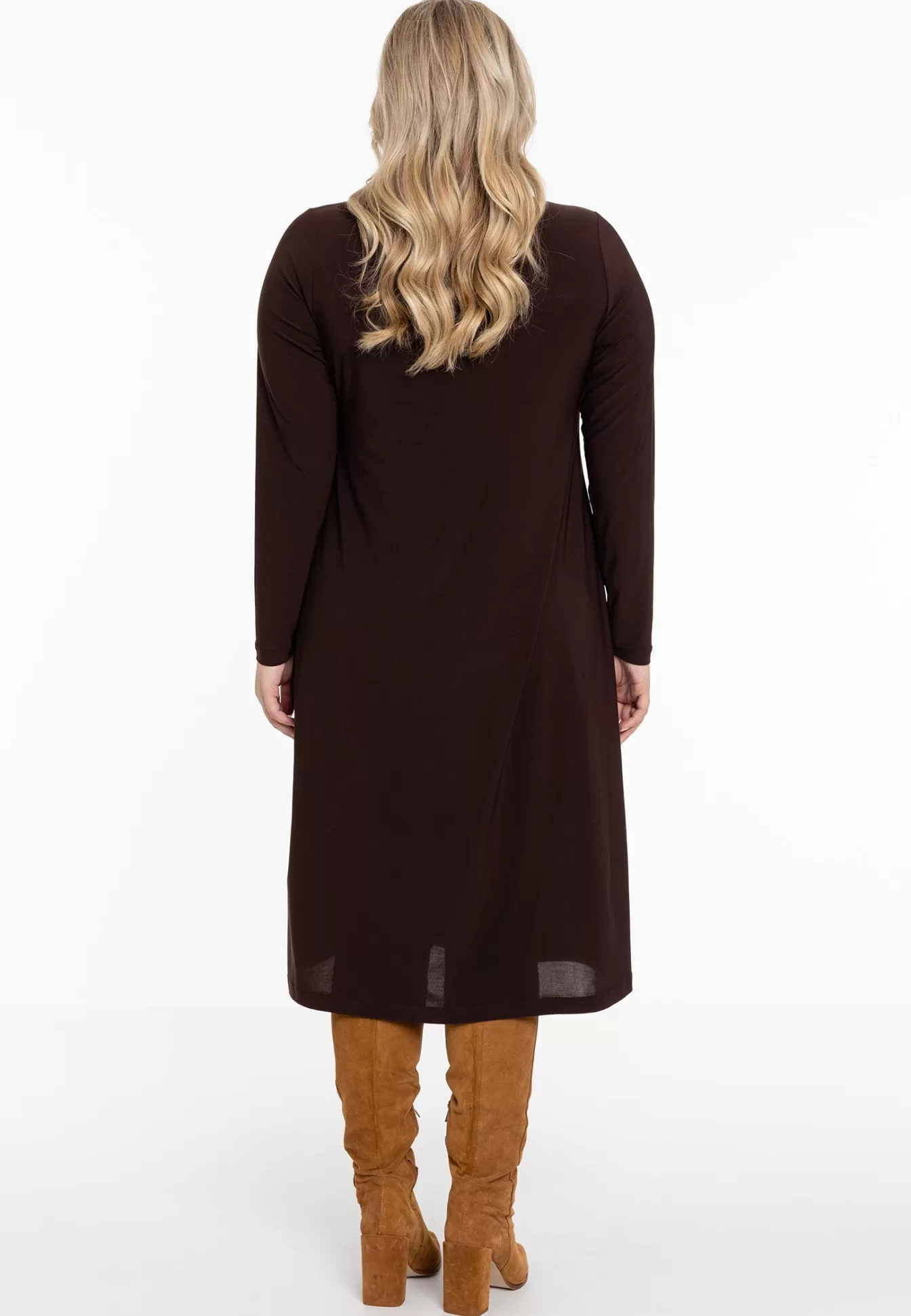 YOEK Blouse midi DOLCE Brown Shop