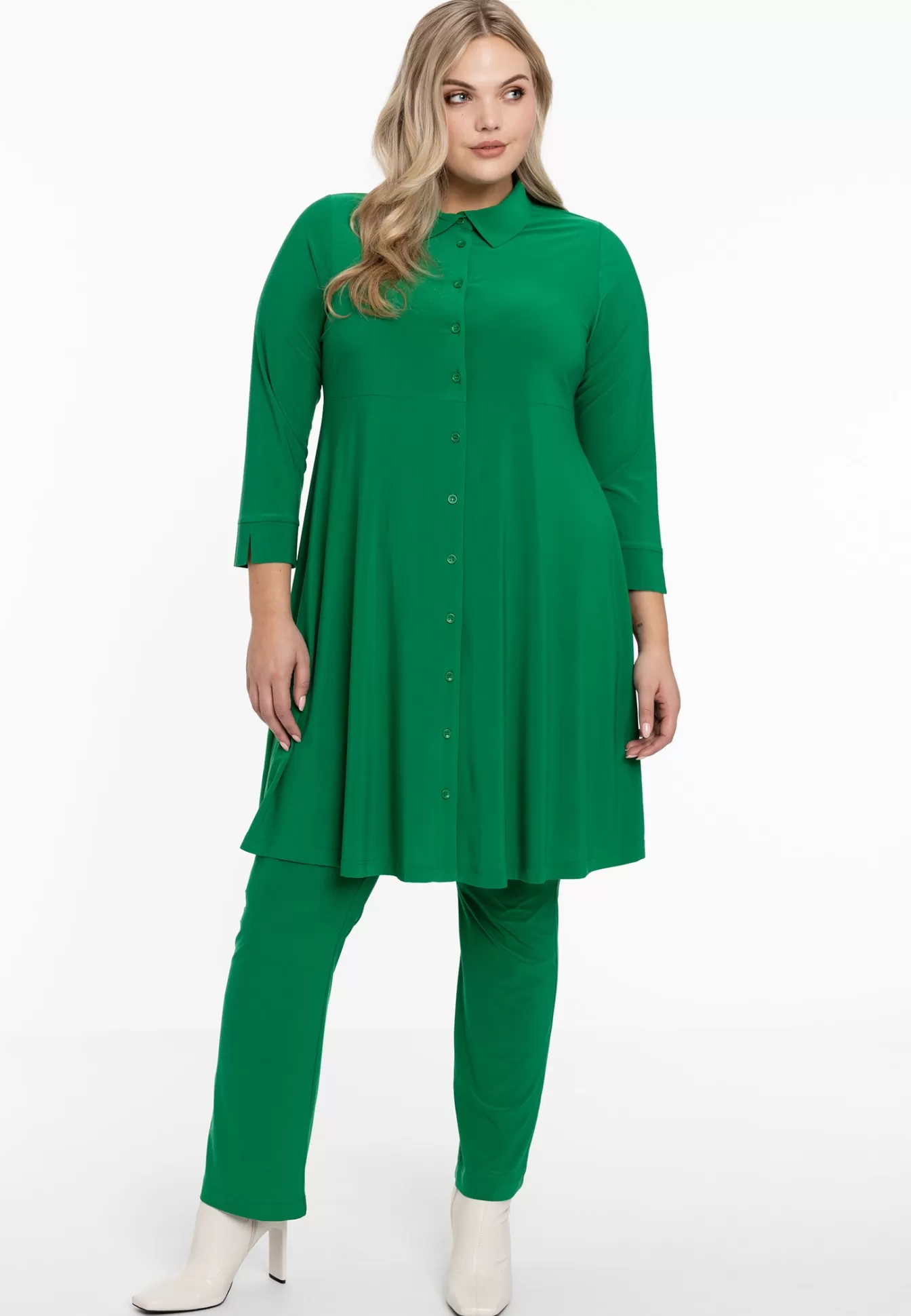 YOEK Blouse-jurk DOLCE Green Clearance