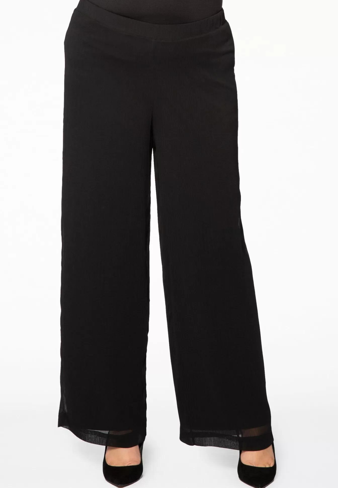 YOEK Broek pantalon VOILE Black Clearance