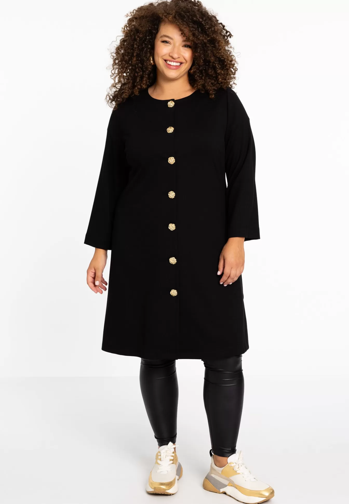 YOEK Dress round neck VERO Black Clearance