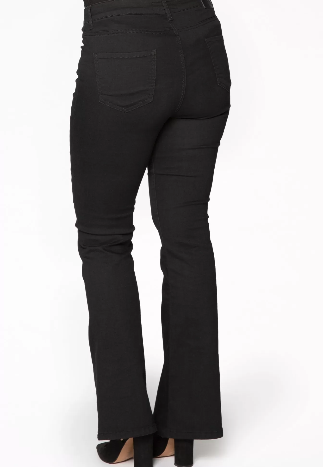 YOEK Flared jeans Black Online