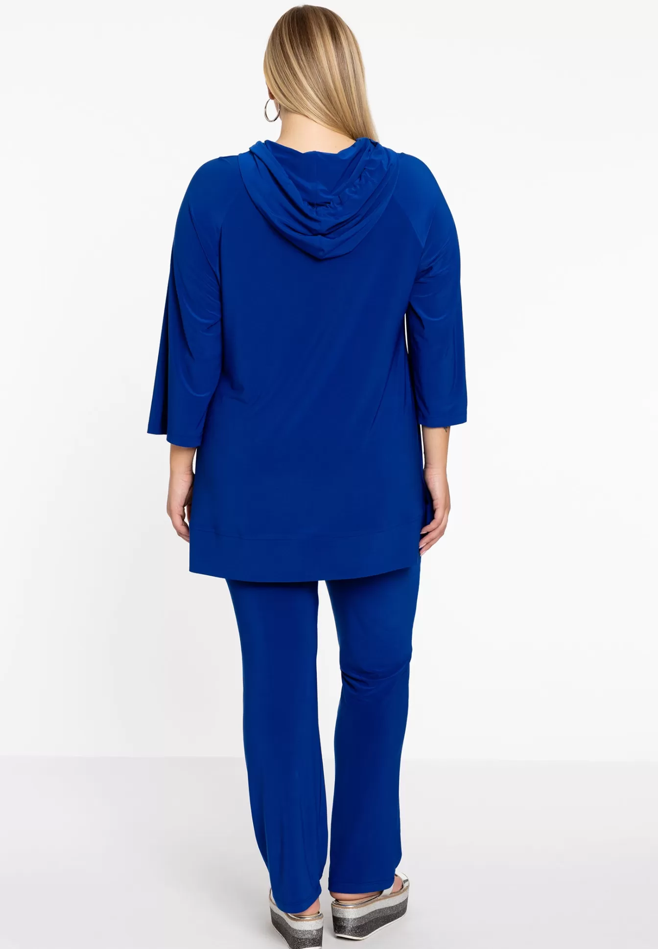 YOEK Hoodie A-lijn DOLCE Indigo Fashion