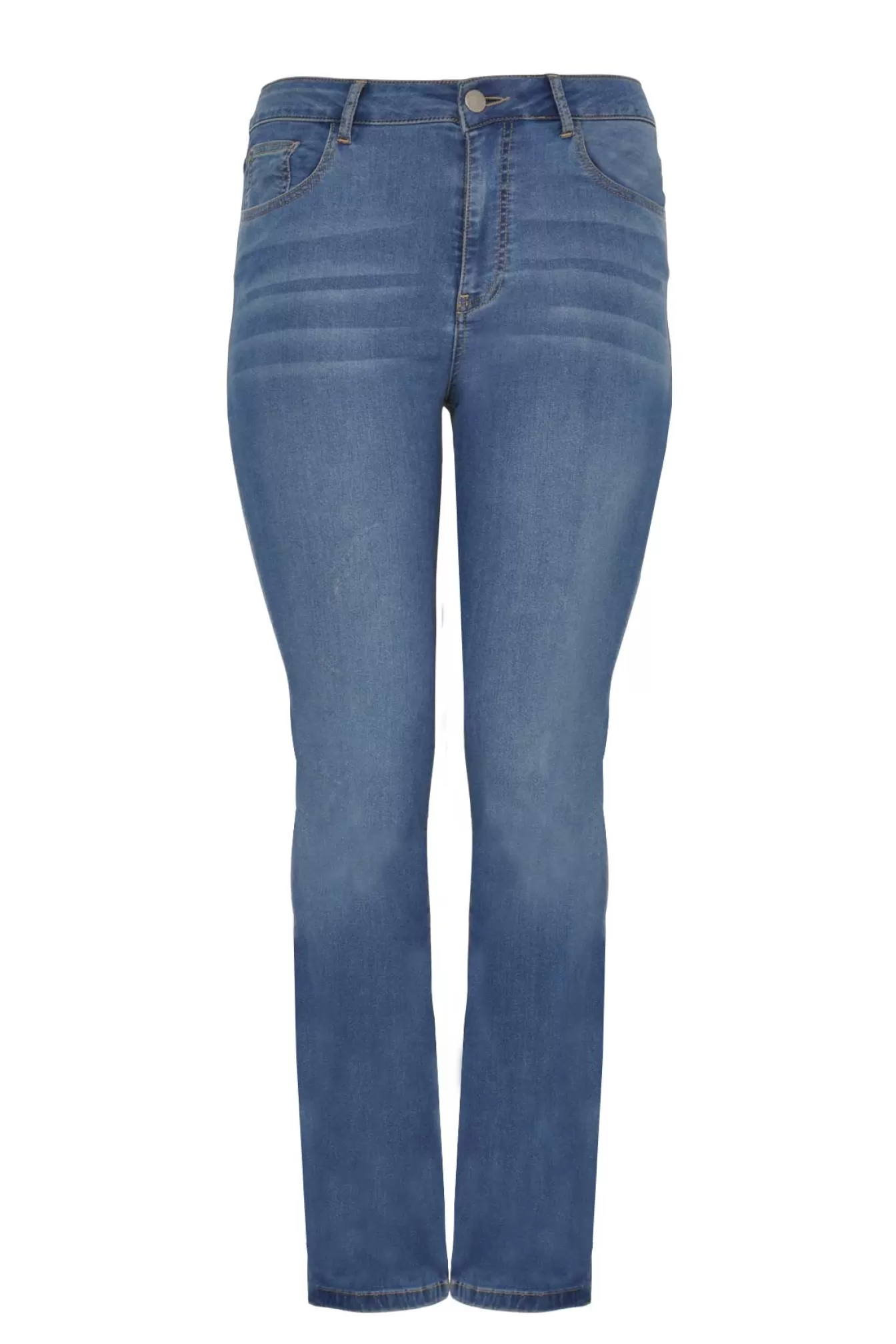 YOEK Jeans met rechte pijp Indigo New