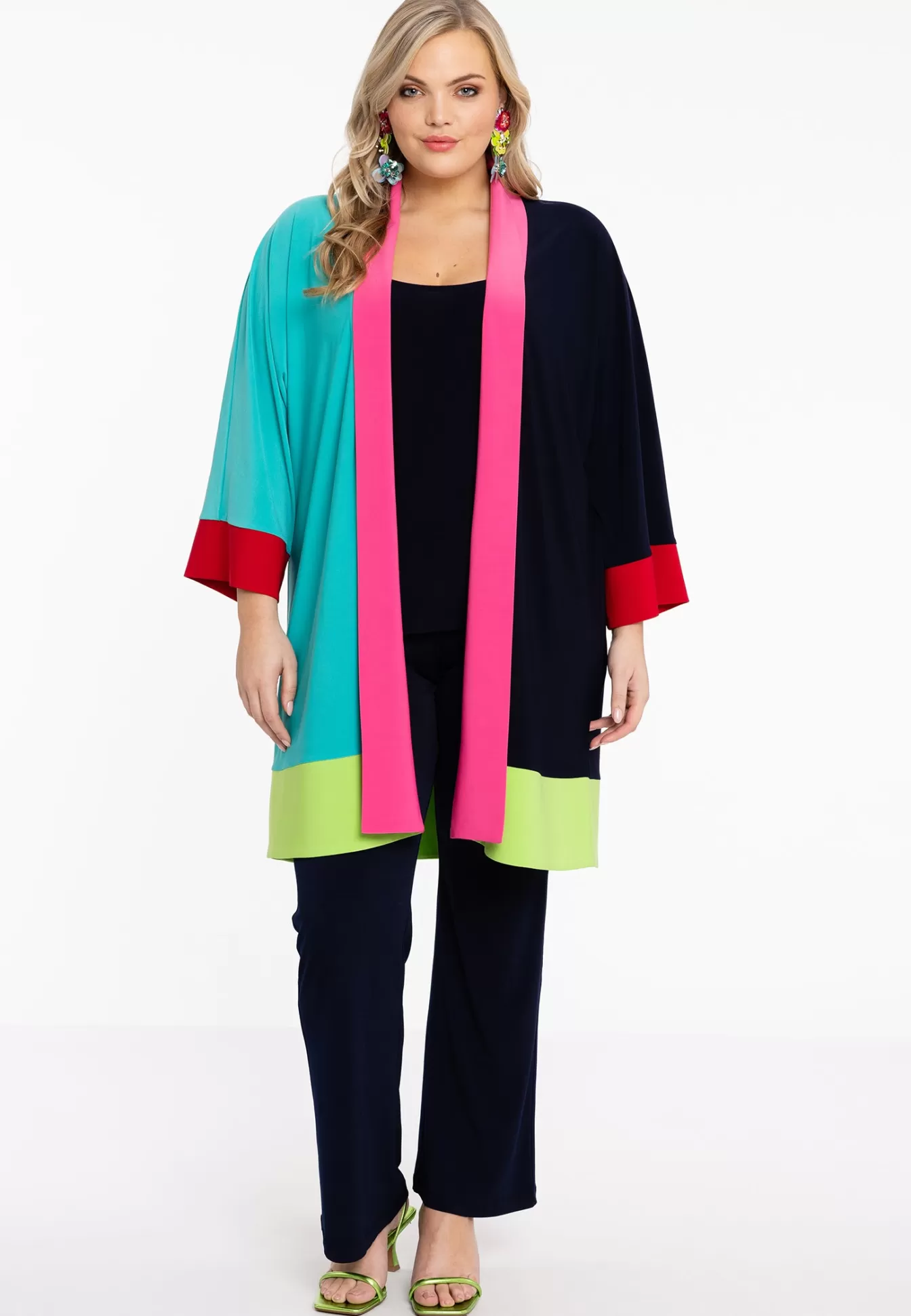 YOEK Kimono Colourblocking DOLCE Blue Store