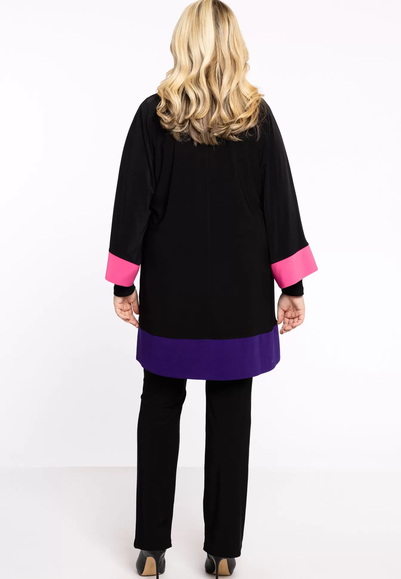 YOEK Kimono Colourblocking DOLCE Black Flash Sale