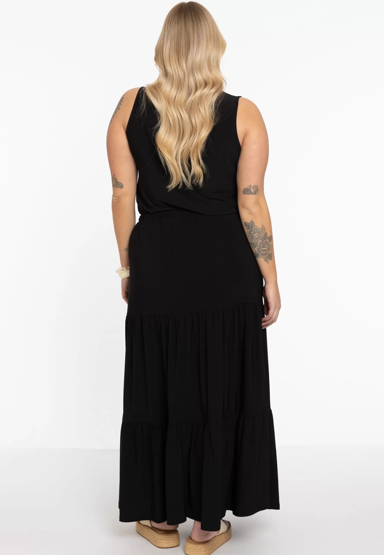 YOEK Lange rok met plooi DOLCE Black Best Sale