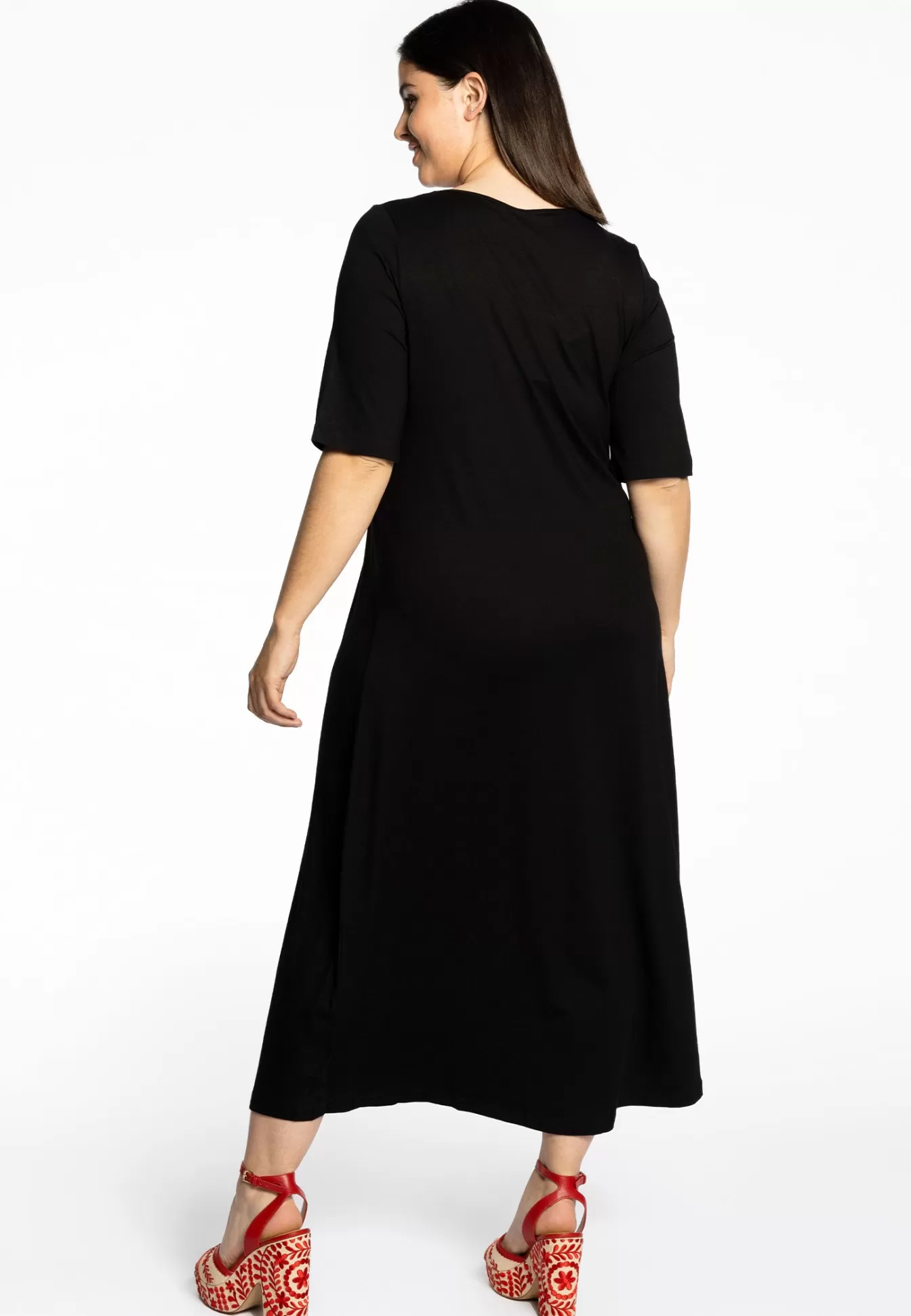 YOEK Long dress VI/EA Black Best Sale