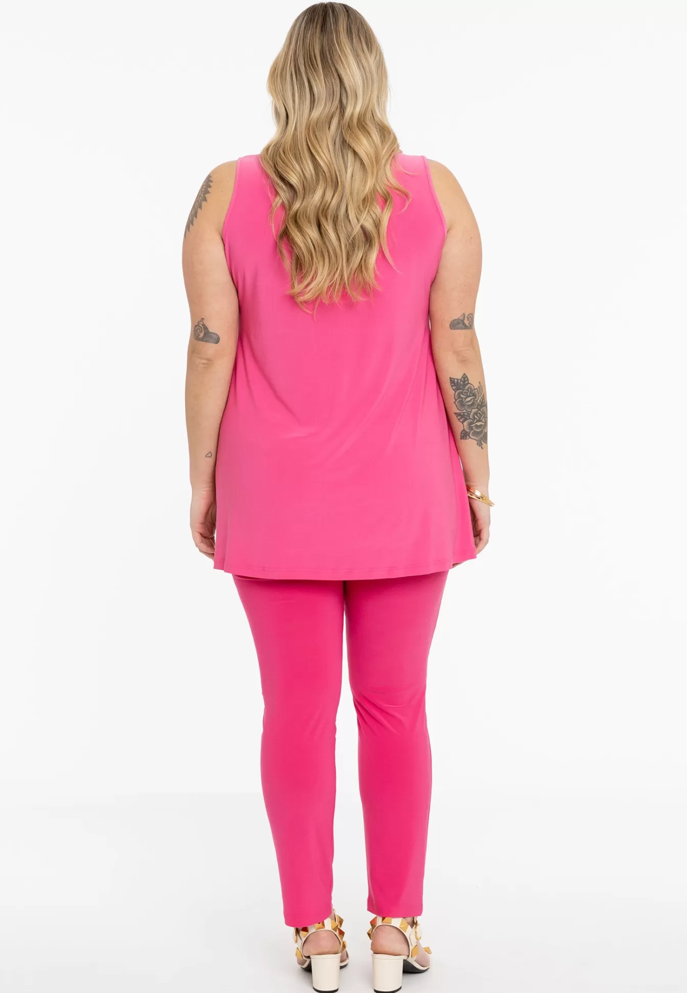 YOEK Pantalon DOLCE Pink Cheap