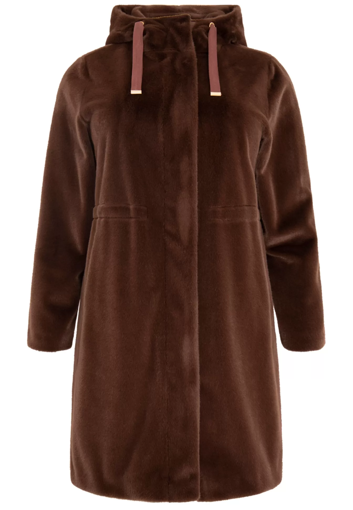 YOEK Parka faux fur Brown Store