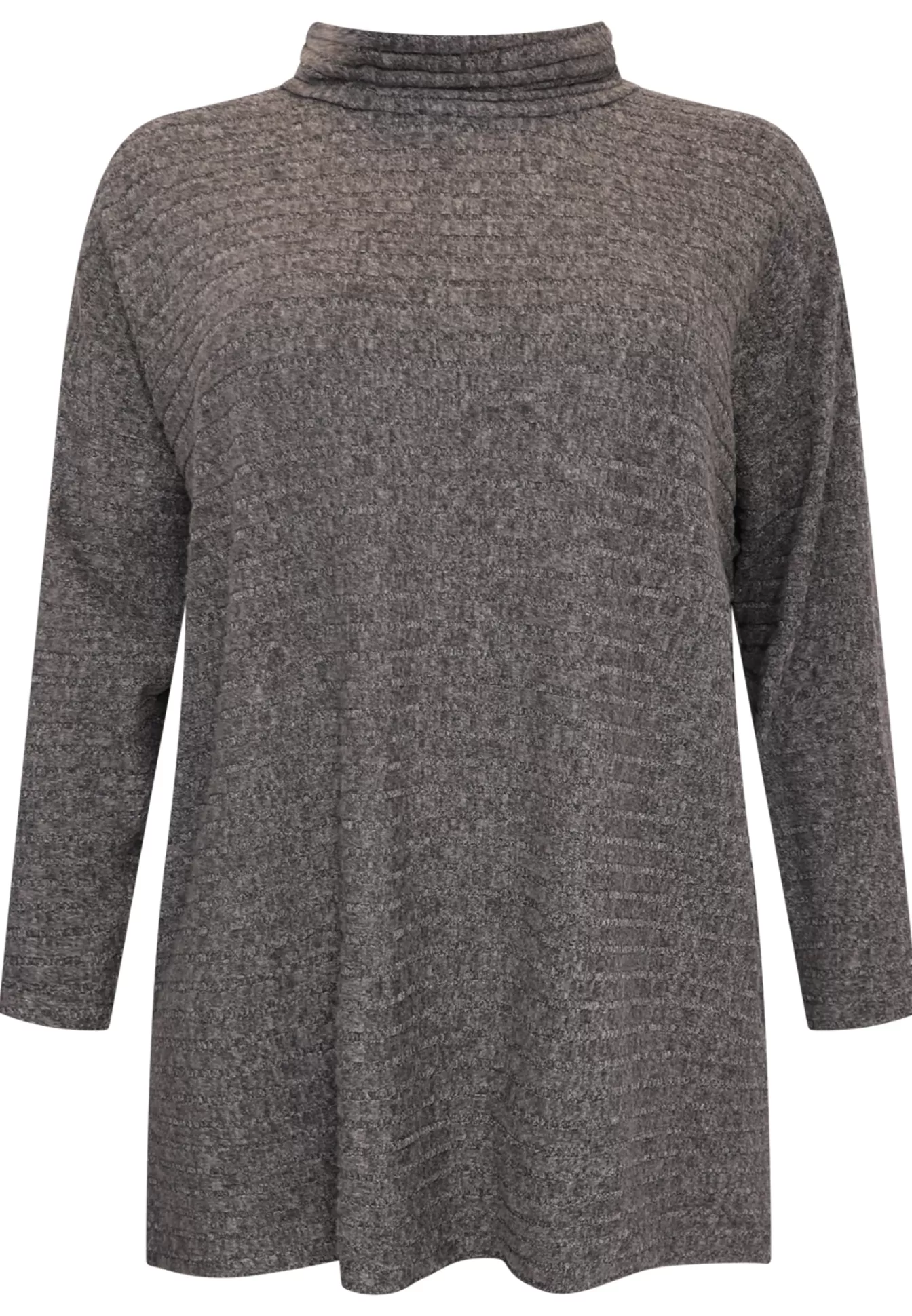 YOEK Pullover high neck RIB Grey Sale