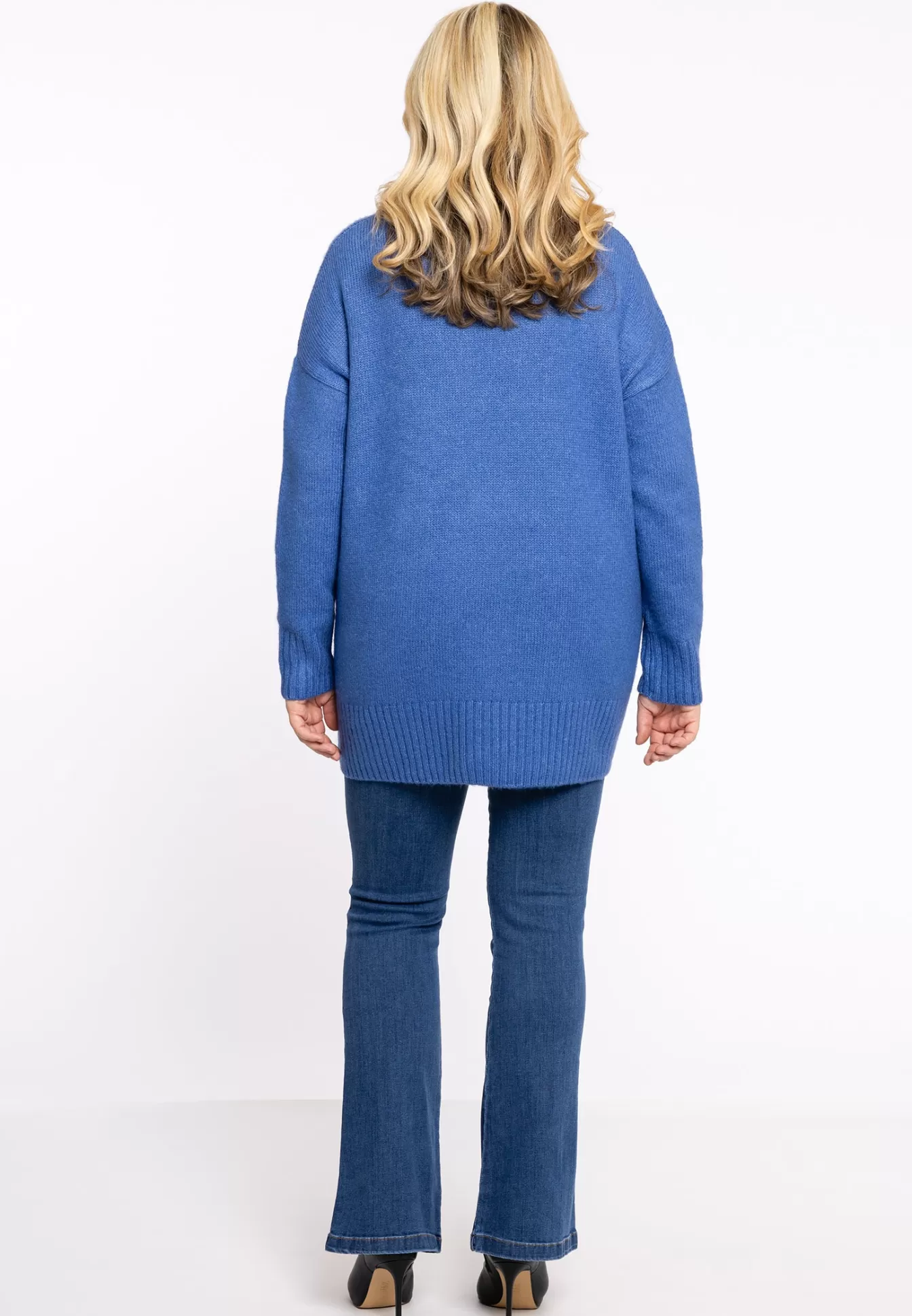 YOEK Pullover met ronde hals Indigo Fashion