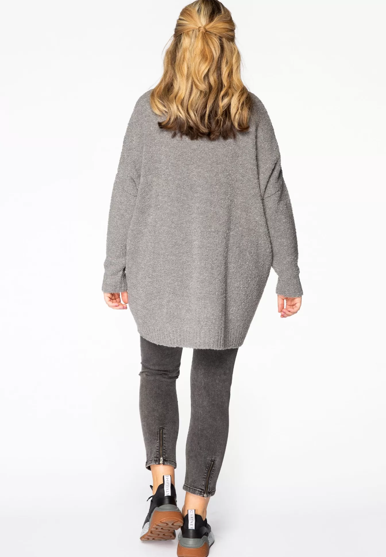 YOEK Pullover wijd TEDDY Grey Clearance