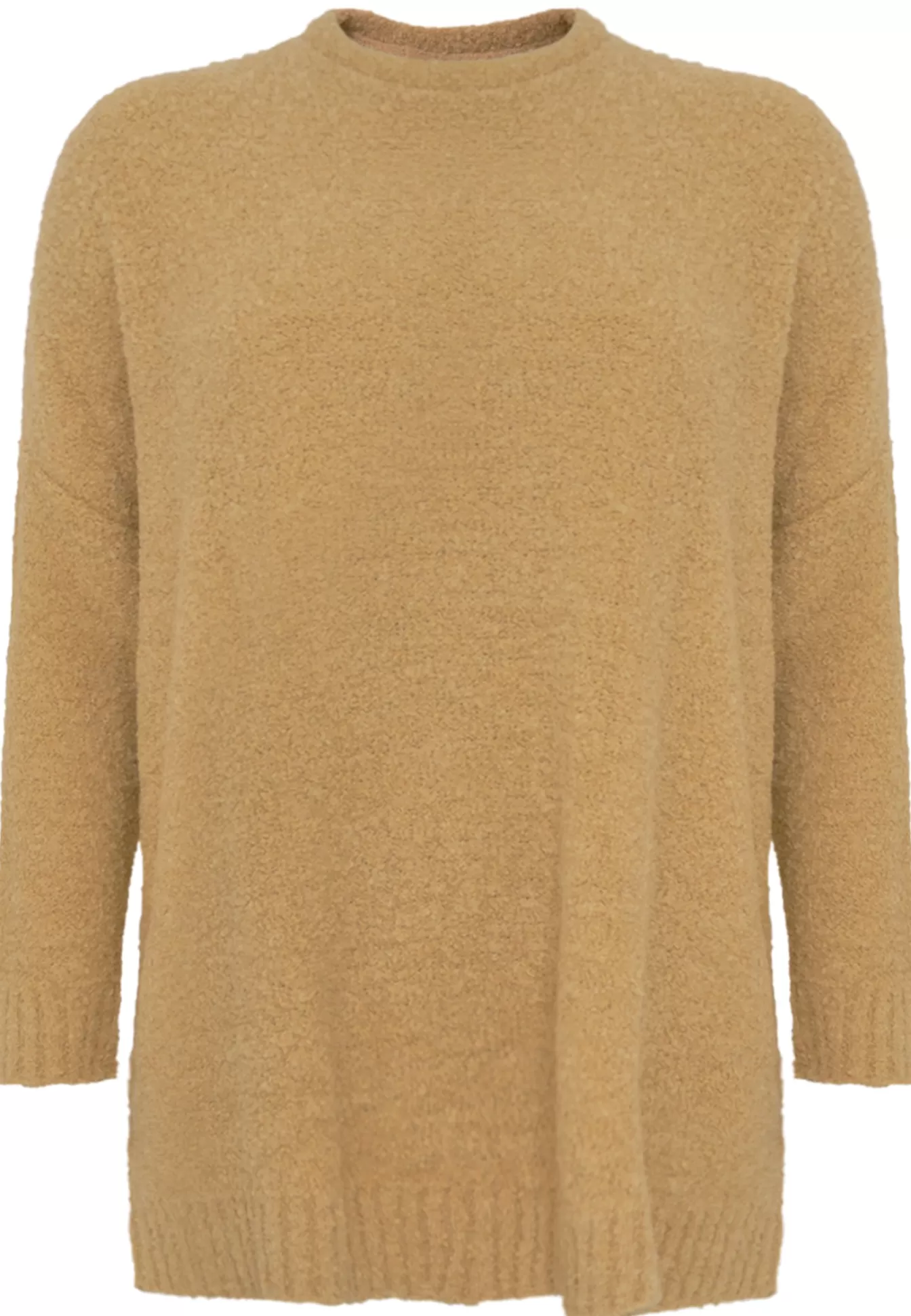 YOEK Pullover wijd TEDDY Brown Best Sale