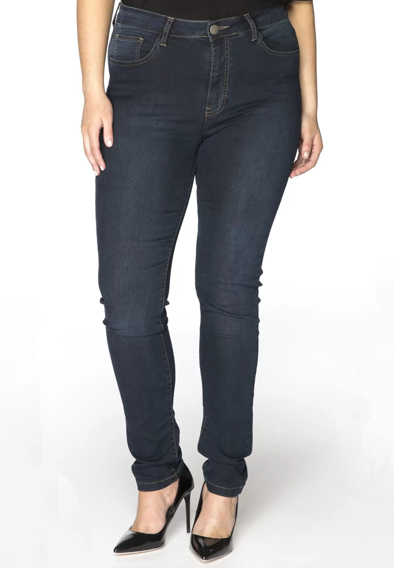 YOEK Shaping skinny jeans 5p Darkindigo Clearance