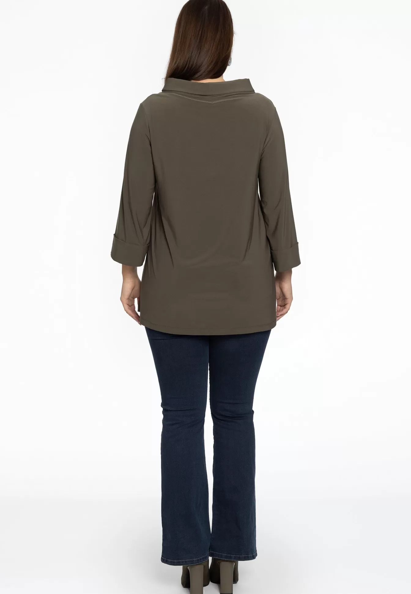 YOEK Shirt A-lijn met turtle neck DOLCE Lightgreen Sale