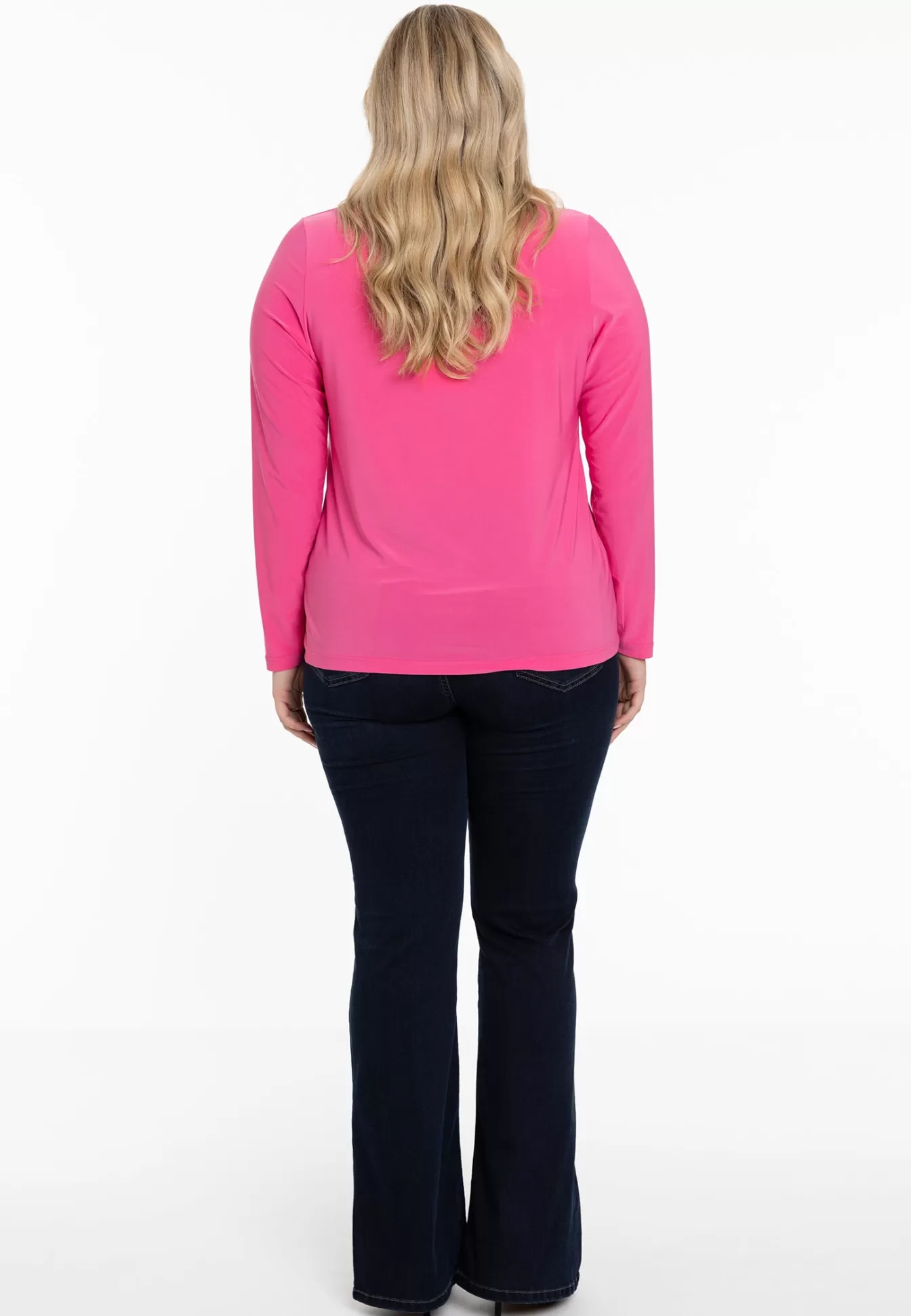 YOEK Shirt long sleeve DOLCE Pink Fashion