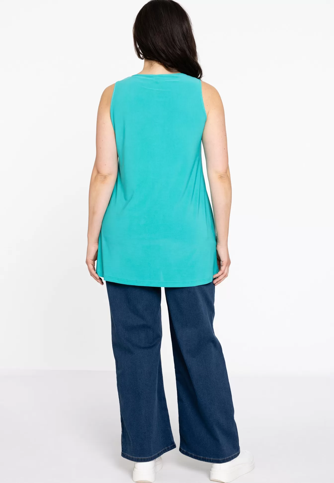 YOEK Top flare DOLCE Turquoise New