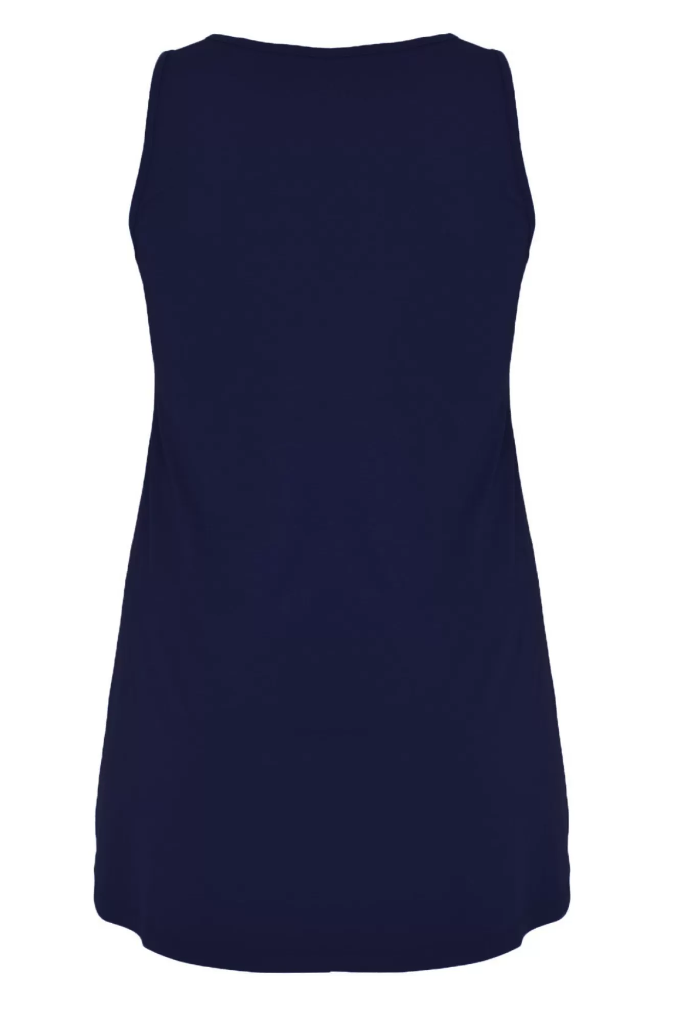 YOEK Top flare VISCOSE Blue Hot