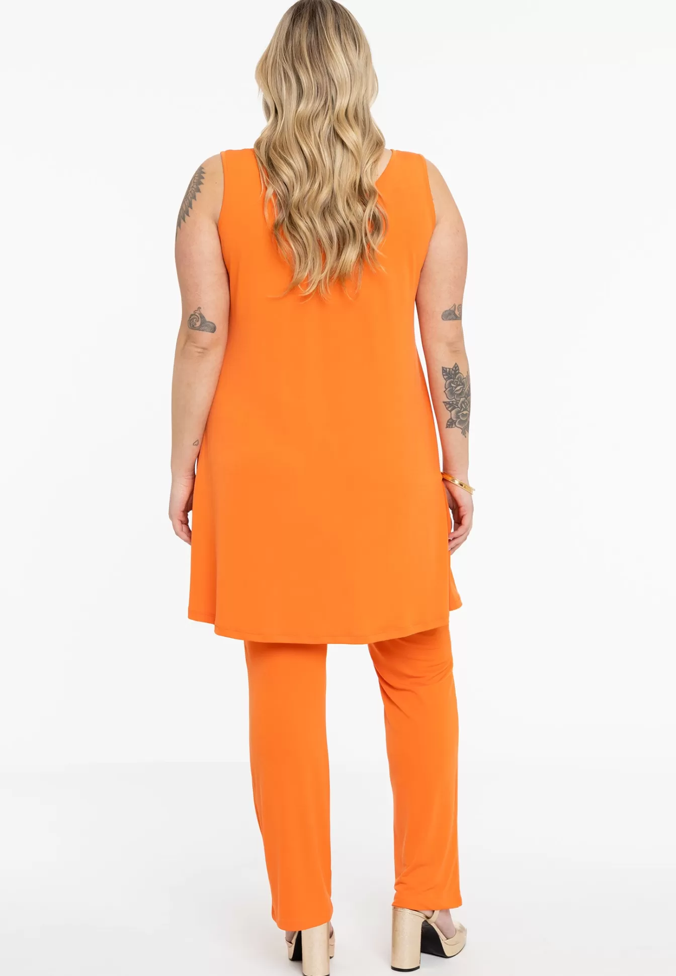 YOEK Top wide bottom DOLCE Orange Store