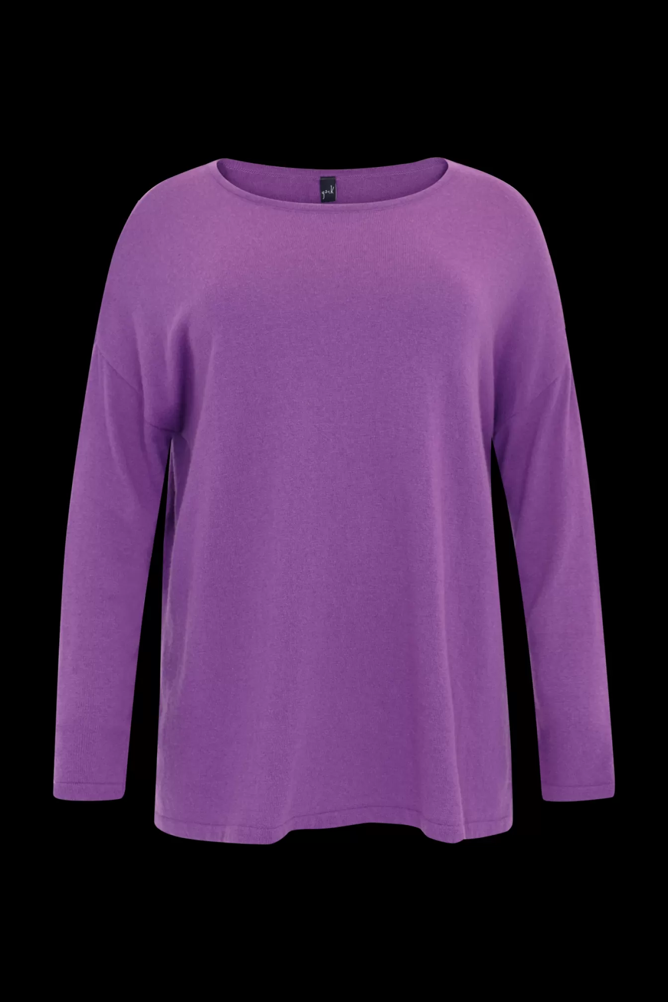 YOEK Trui vierkant cashmere Purple Discount