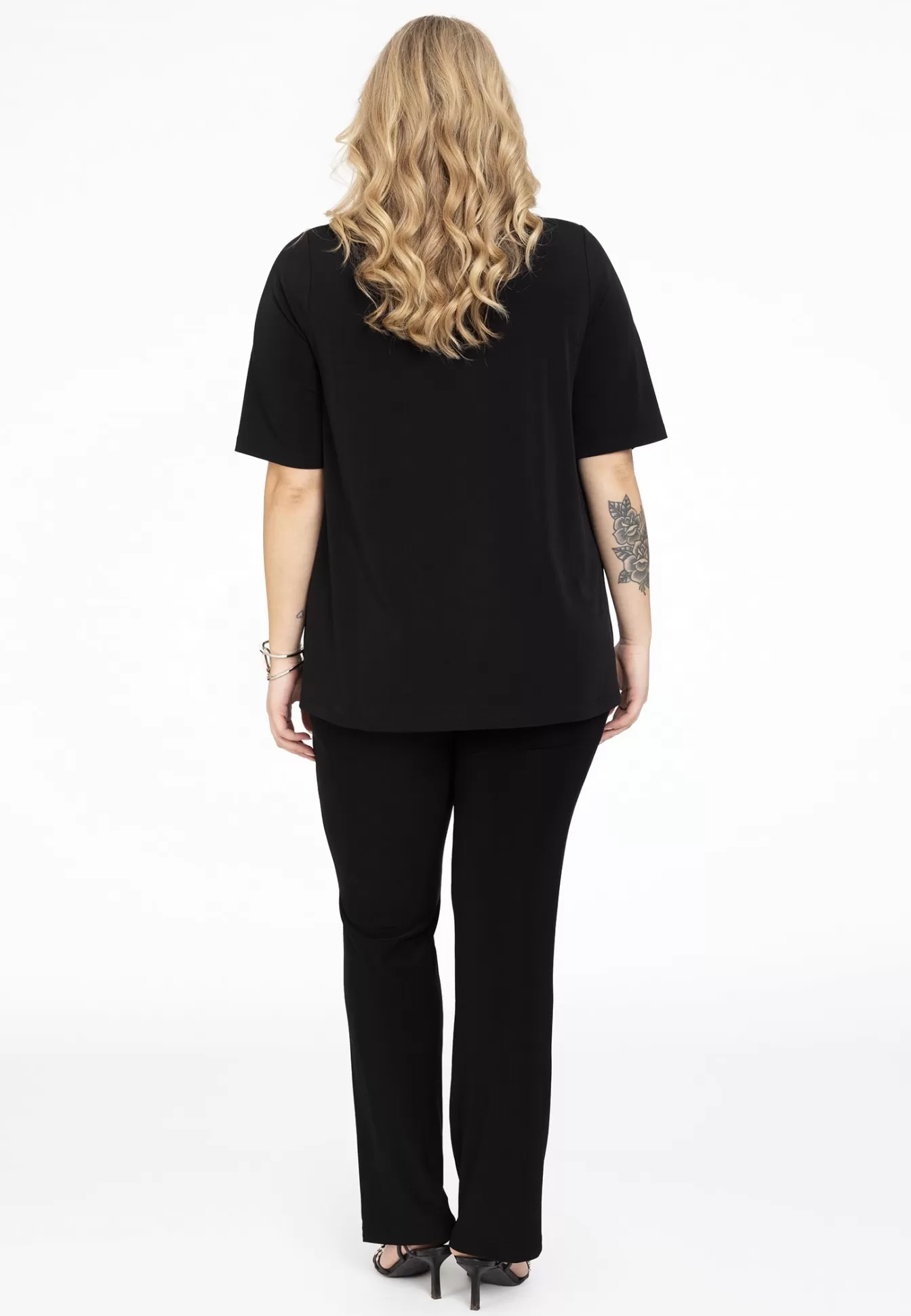 YOEK T-shirt A-lijn DOLCE Black Shop