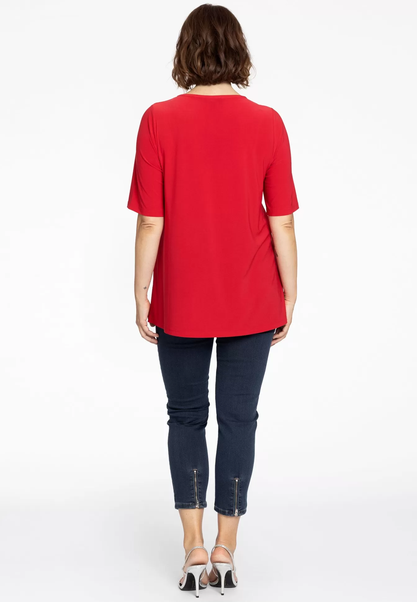 YOEK T-shirt A-lijn DOLCE Red Shop