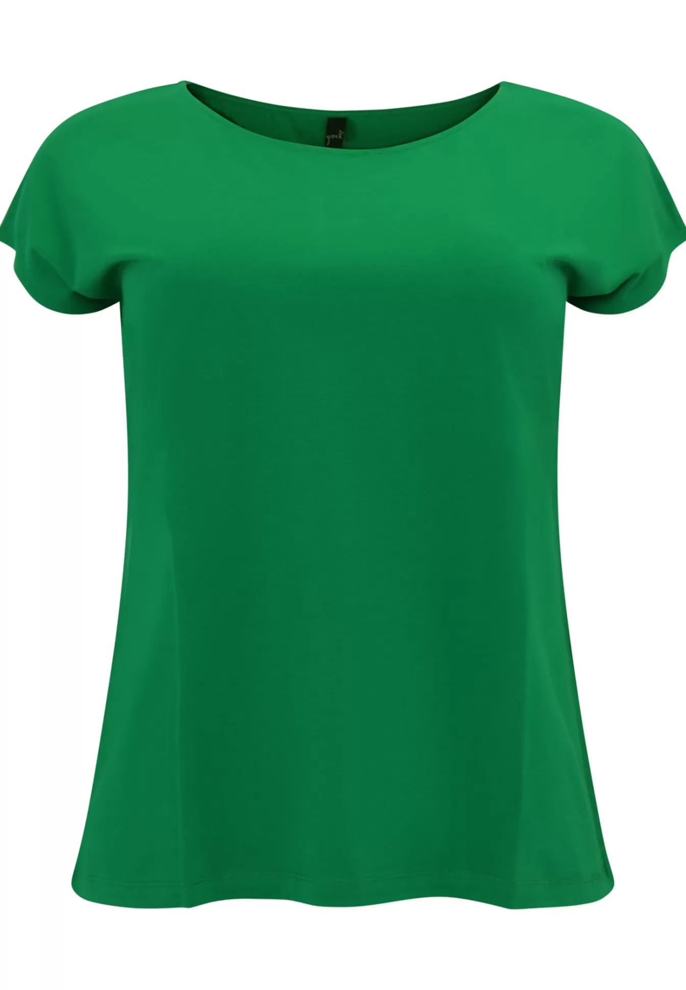 YOEK T-shirt kapmouwen COTTON Green Flash Sale