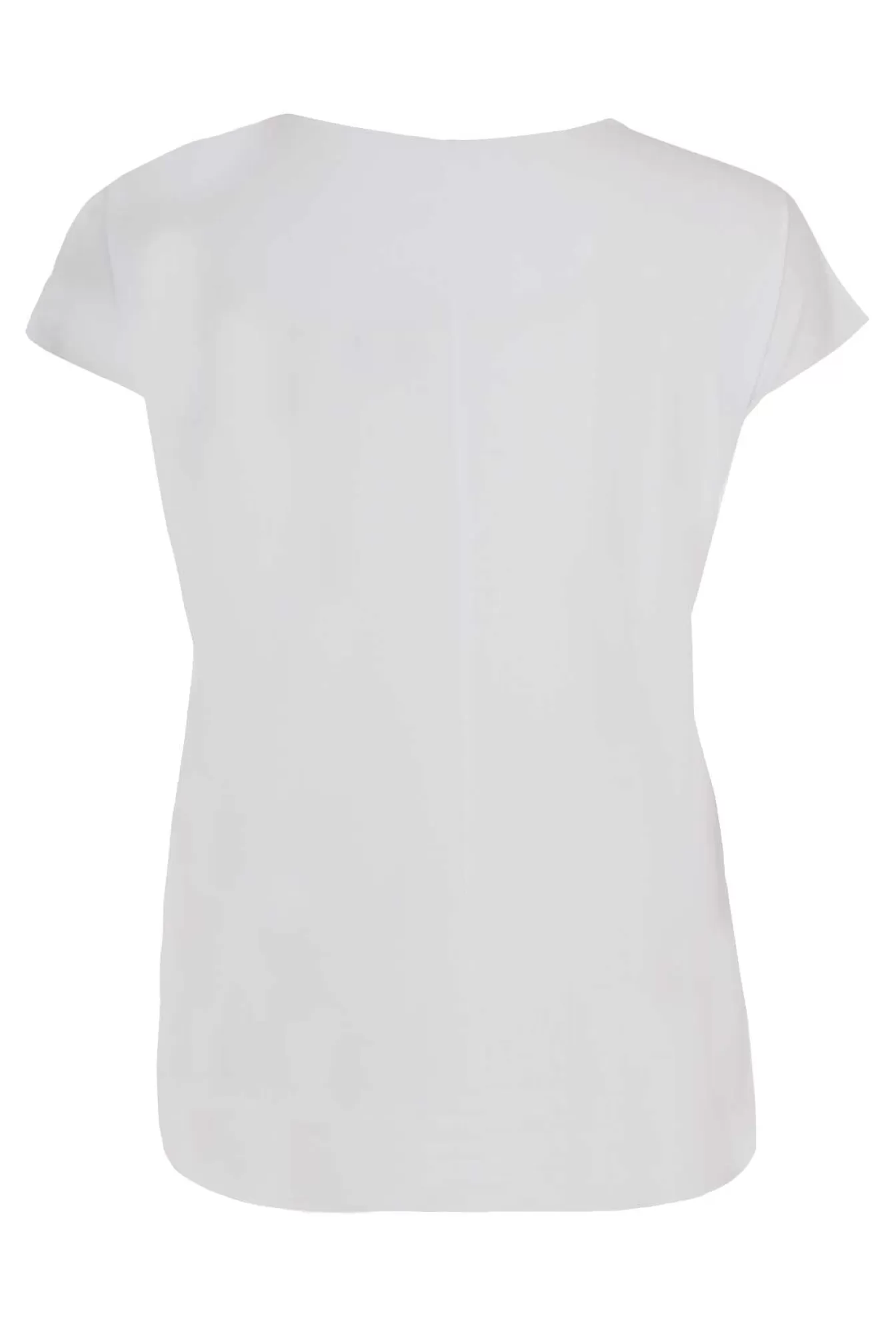 YOEK T-shirt kapmouwen COTTON White New