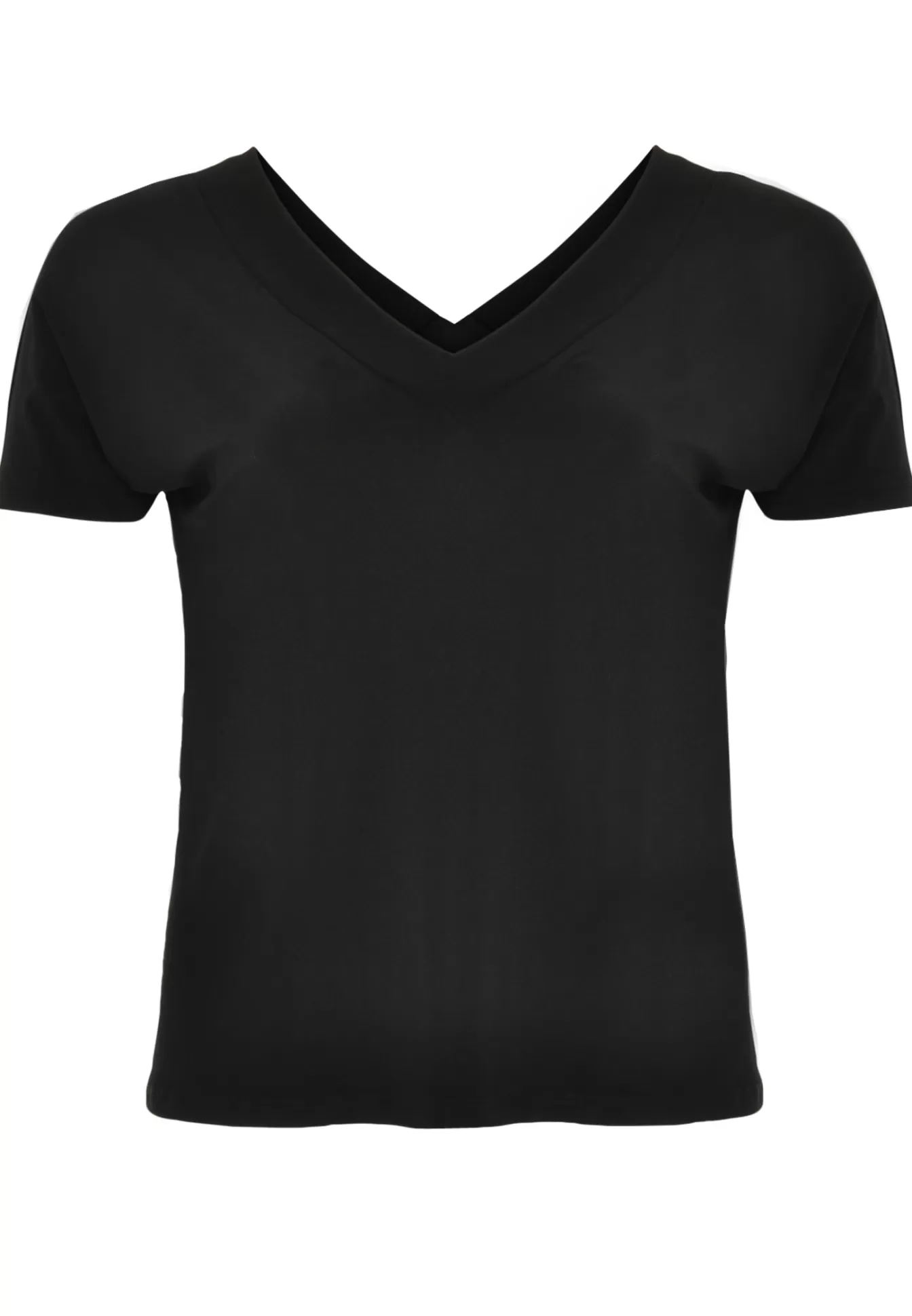 YOEK T-shirt v-hals DOLCE Black Outlet