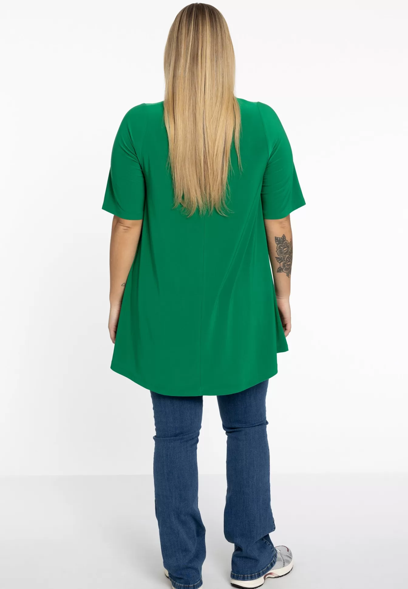 YOEK Tuniek Swing short sleeve DOLCE Green Shop