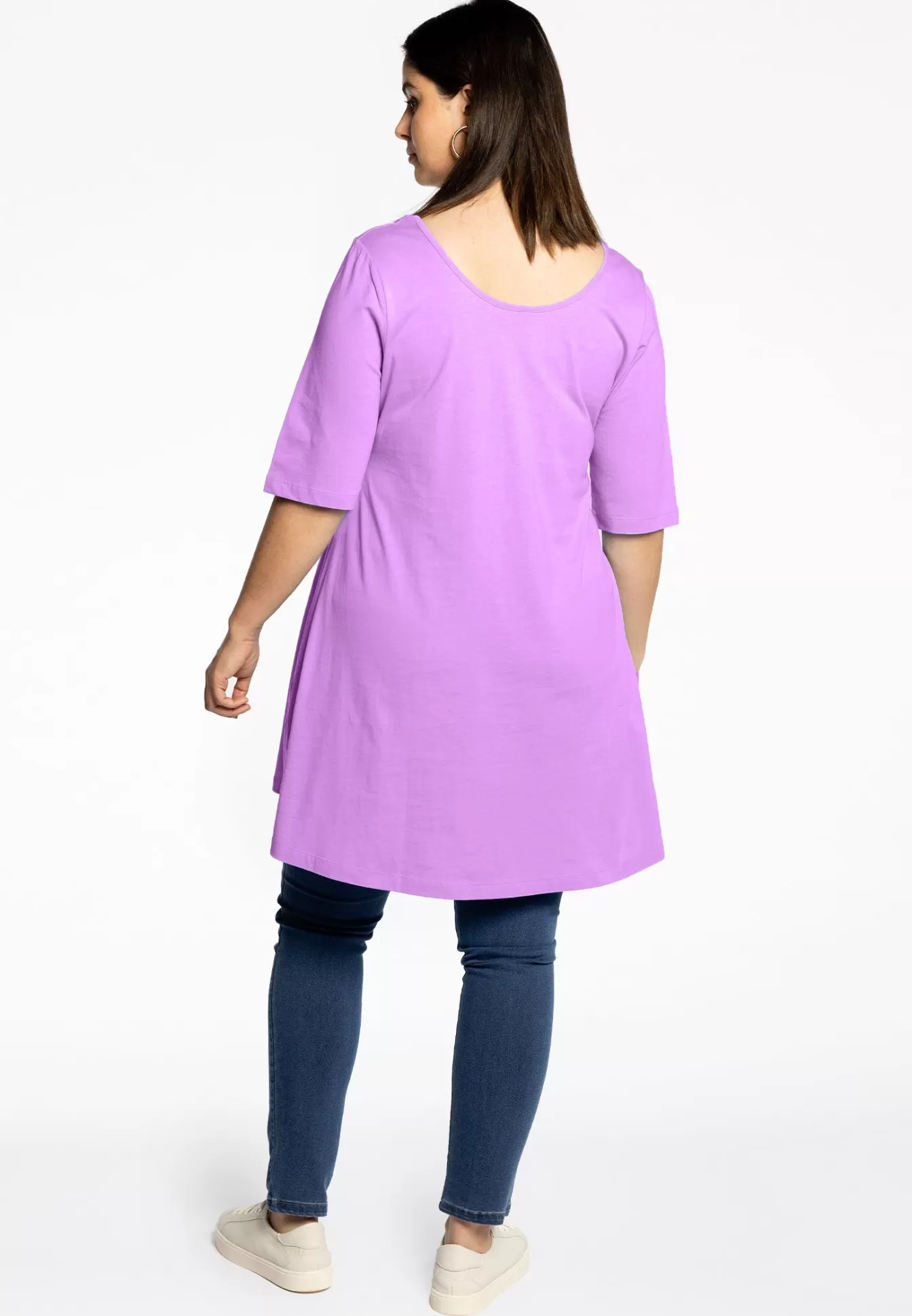 YOEK Tuniek wide bottom COTTON Lightpurple Hot